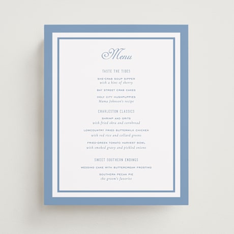 Menu Signs