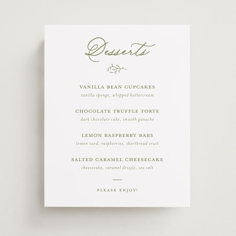 Menu Signs