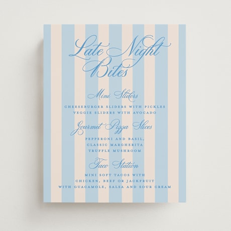 Menu Signs
