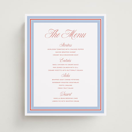 Menu Signs