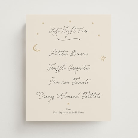 Menu Signs