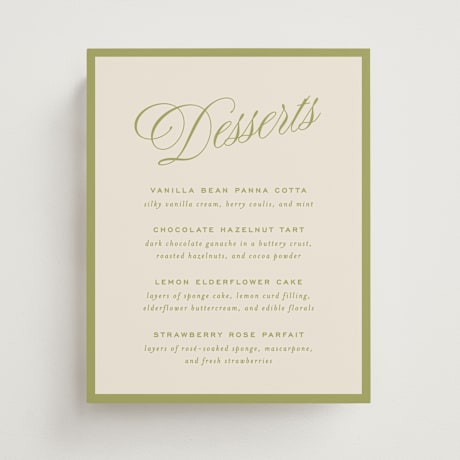 Menu Signs
