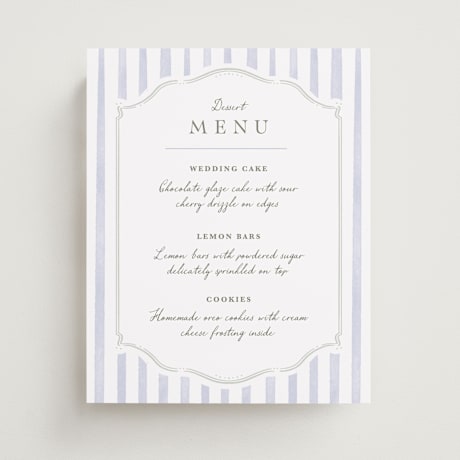 Menu Signs