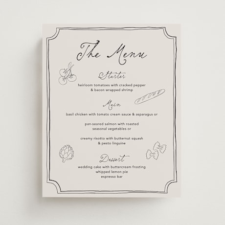 Menu Signs
