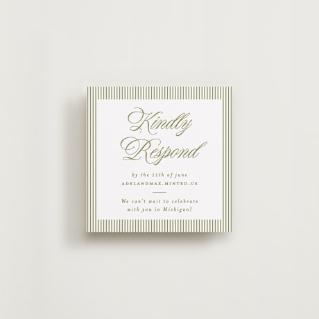 RSVP Online Enclosure Cards