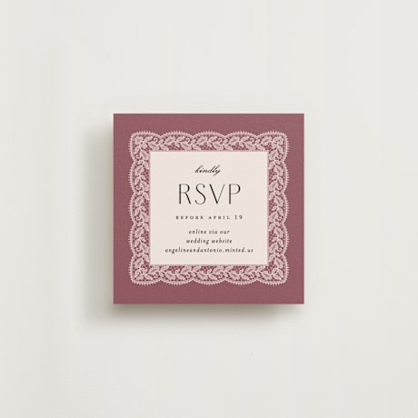 RSVP Online Enclosure Cards