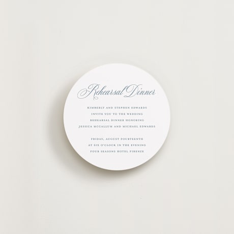 Rehearsal Dinner Cards
