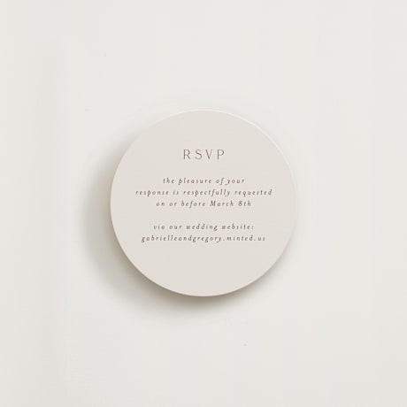 RSVP Online Enclosure Cards