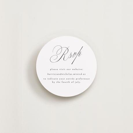 RSVP Online Enclosure Cards
