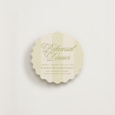 Rehearsal Dinner Cards