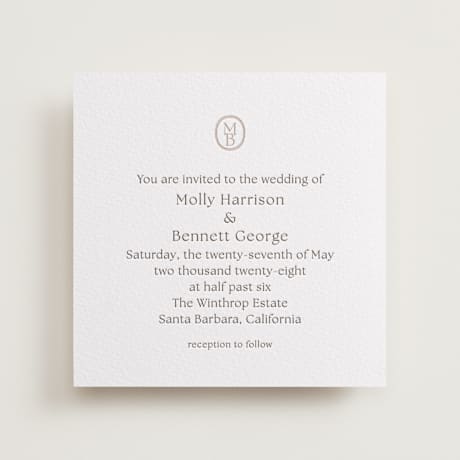 Letterpress Wedding Invitations