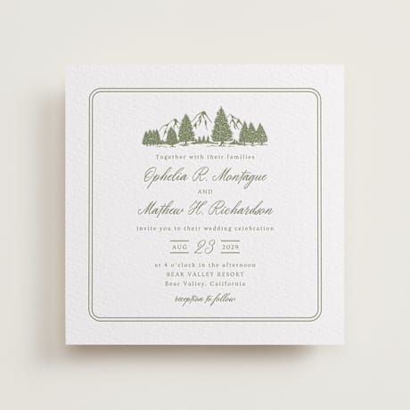 Letterpress Wedding Invitations