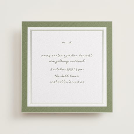 Letterpress Wedding Invitations