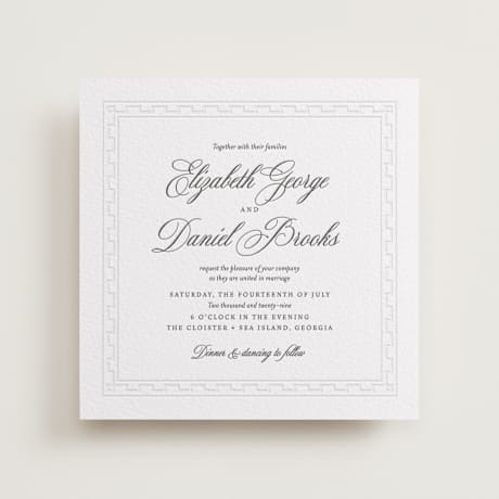 Letterpress Wedding Invitations