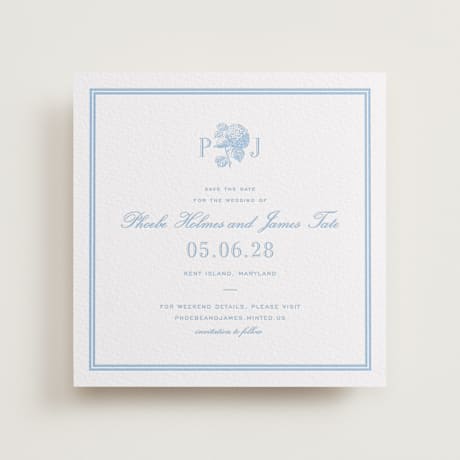 Letterpress Save the Date Cards