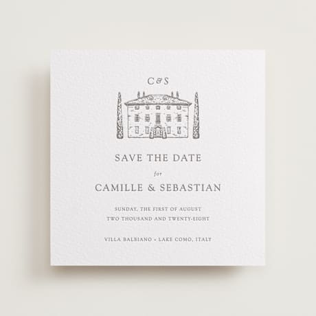 Letterpress Save the Date Cards