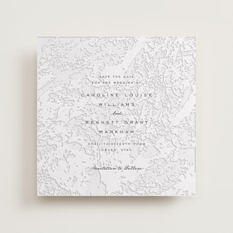 Letterpress Save the Date Cards