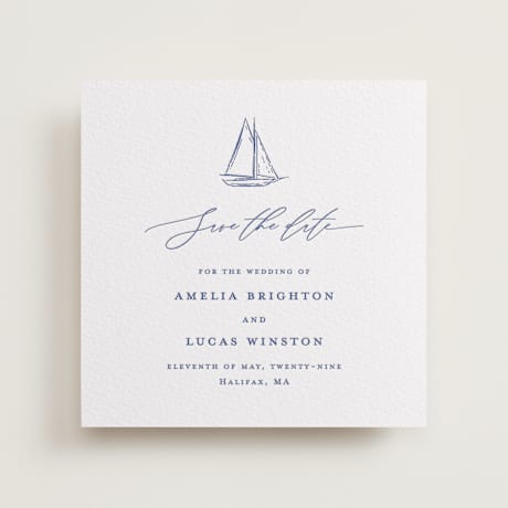 Letterpress Save the Date Cards