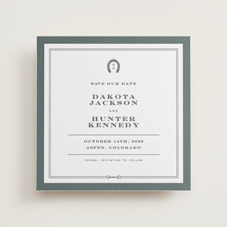 Letterpress Save the Date Cards