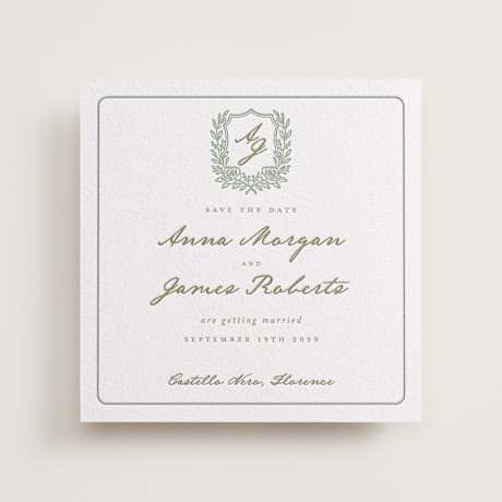 Letterpress Save the Date Cards