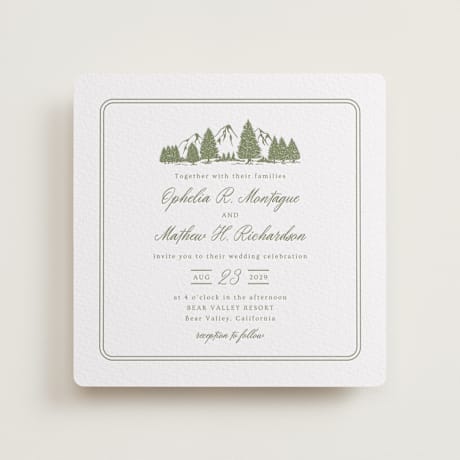 Letterpress Wedding Invitations