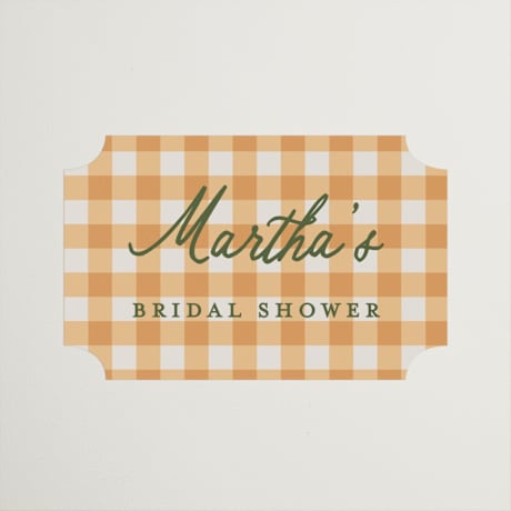 Bridal Shower Favor Stickers