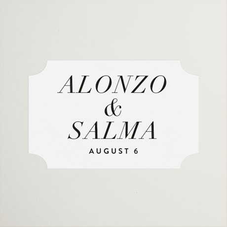 Wedding Favor Stickers