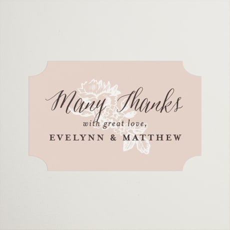 Wedding Favor Stickers
