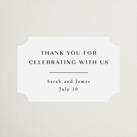Wedding Favor Stickers