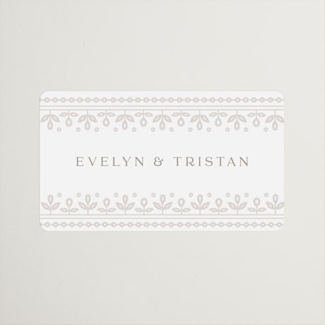 Wedding Favor Stickers