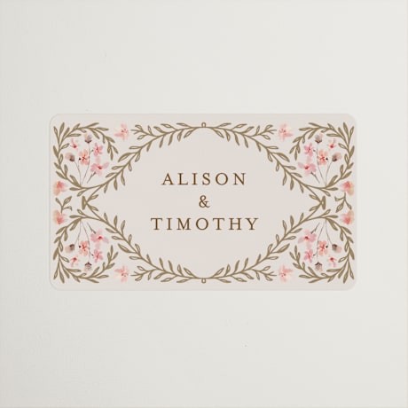 Wedding Favor Stickers