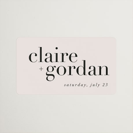 Wedding Favor Stickers