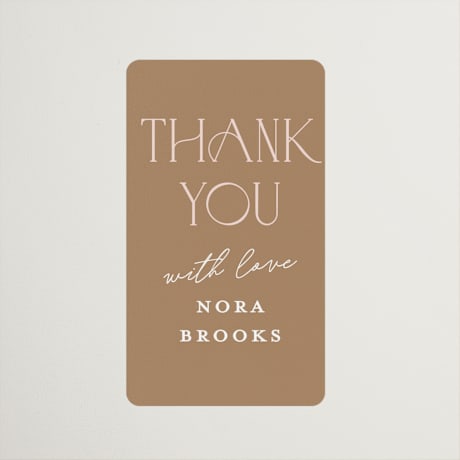 Bridal Shower Favor Stickers