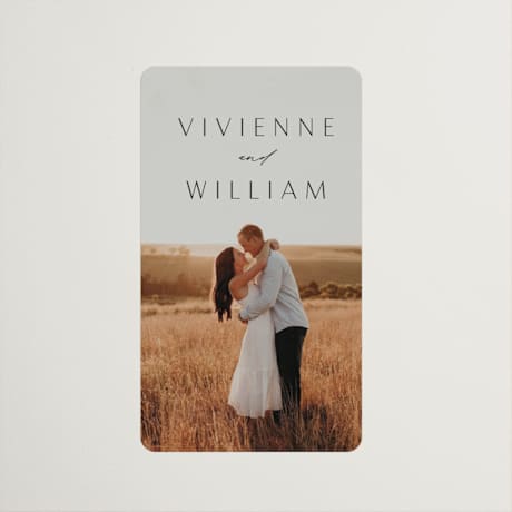 Engagement Party Favor Stickers