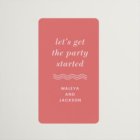 Rehearsal Dinner Favor Stickers