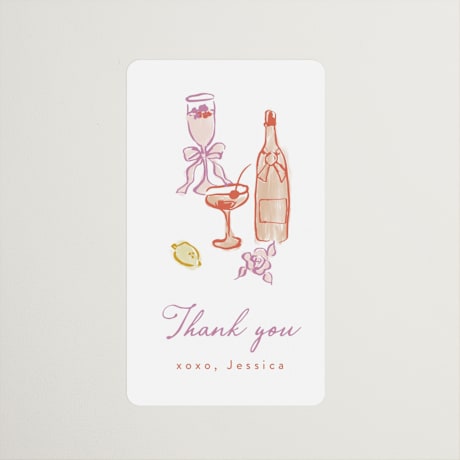 Rehearsal Dinner Favor Stickers