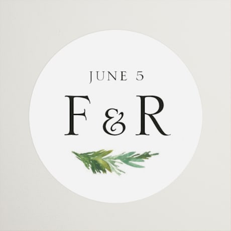 Wedding Favor Stickers