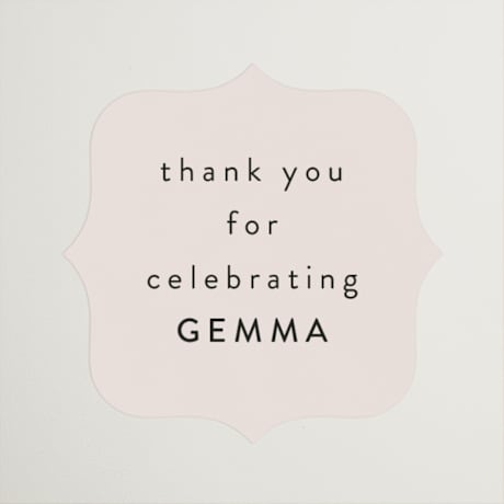 Bridal Shower Favor Stickers