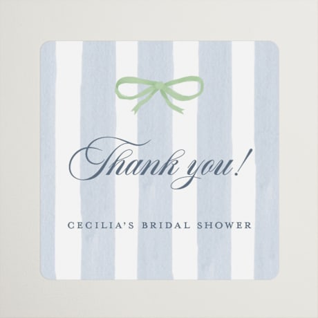 Bridal Shower Favor Stickers