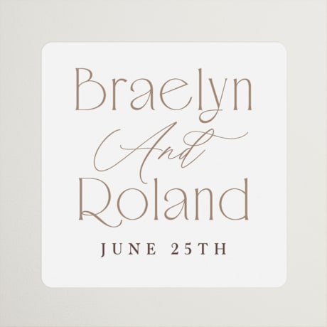 Wedding Favor Stickers