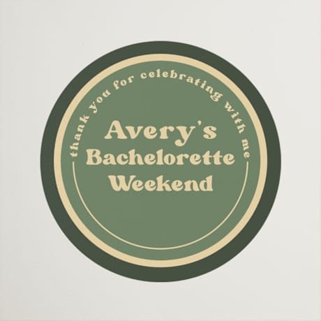 Wedding Favor Stickers