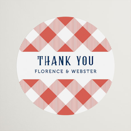 Bridal Shower Favor Stickers