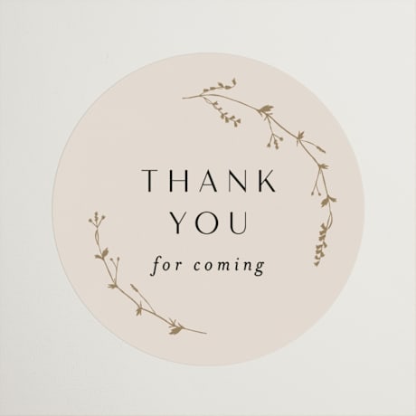Bridal Shower Favor Stickers