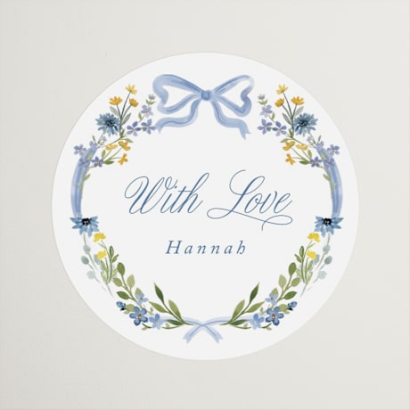 Bridal Shower Favor Stickers