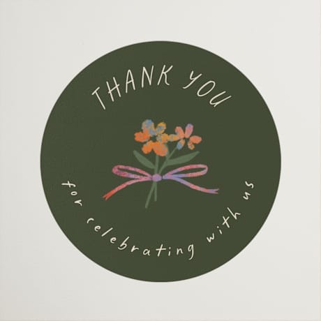 Bridal Shower Favor Stickers