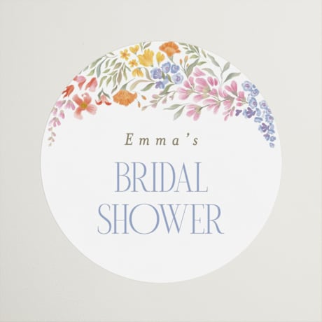 Bridal Shower Favor Stickers