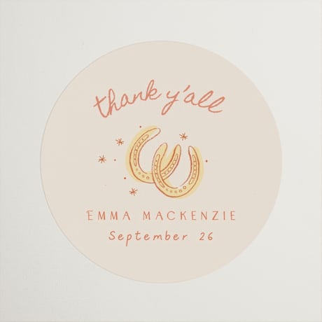 Bridal Shower Favor Stickers
