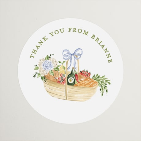 Bridal Shower Favor Stickers