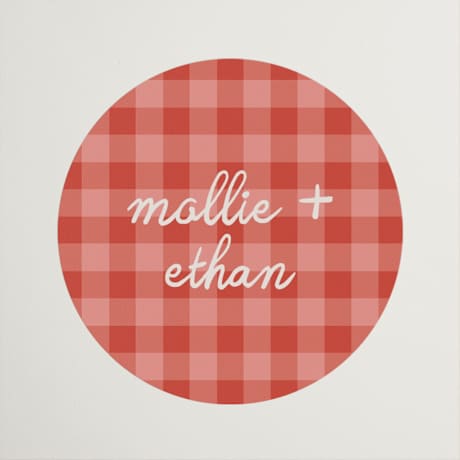 Bridal Shower Favor Stickers