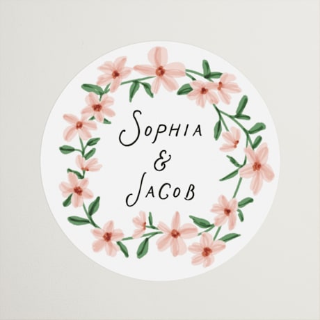 Bridal Shower Favor Stickers